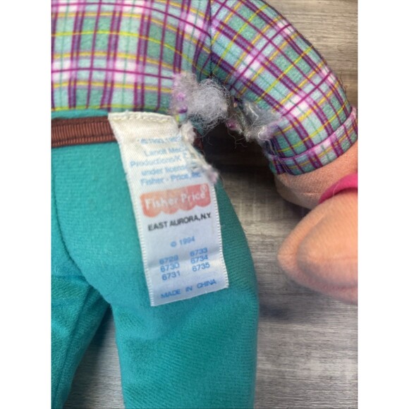 Puzzle Place Plush Dolls Fisher Price Ben Jody Vintage 90s Lot of 2 - Picture 8 of 11